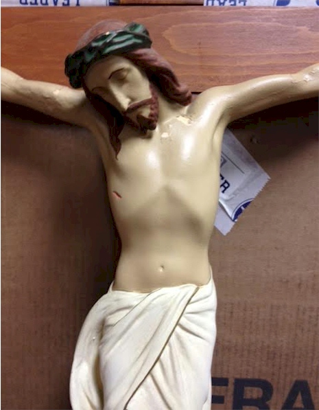 Crucifix - Wood cross with corpus